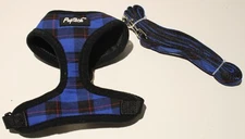 PUPTECK Dog Cat Harness and Leash Set SMALL Adjustable Padded