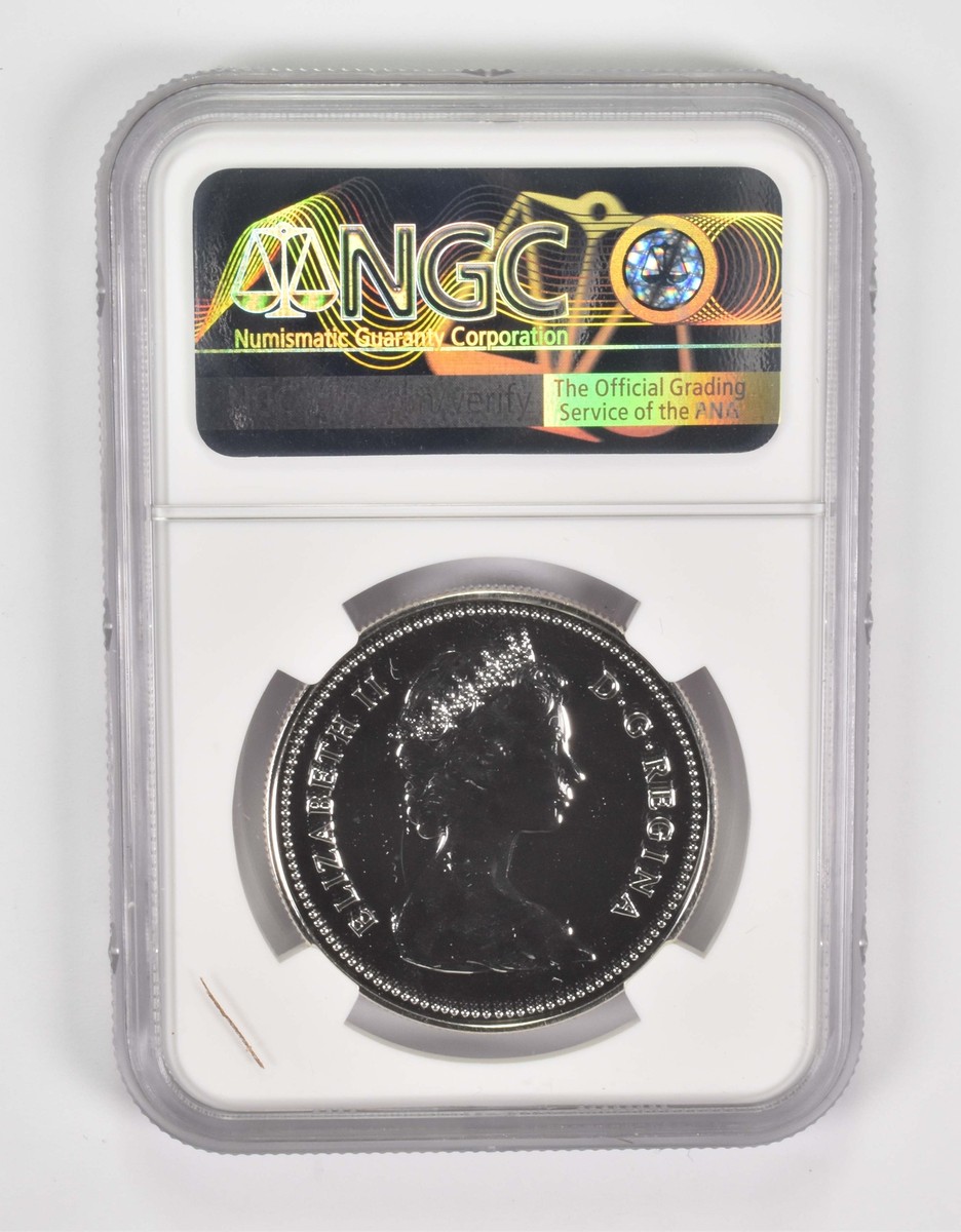 1980 SP69 Canadian $1 Silver Dollar Arctic Territories NGC Canada
