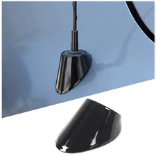 Black Radio Antenna Base Cover Trims Accessories Fit For Nissan Titan 2016-2023