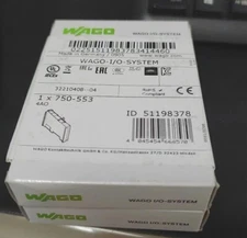 One New WAGO 750-553 PLC Module In Box Expedited Shipping