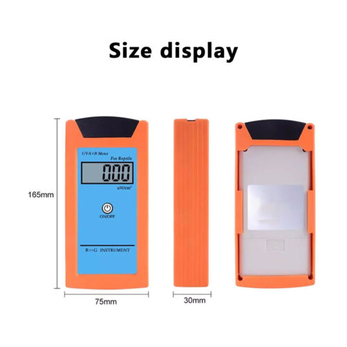 Reptile Uvb Lamp Meter UV Meter UVA & Uvb Light Measure Tester for Terrarium - Picture 7 of 15