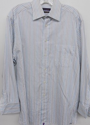 henry jacobson dress shirts Henry Jacobson Mens Copper Plaid Cotton L/S Dress Shirt sz XXL (11054) NEW