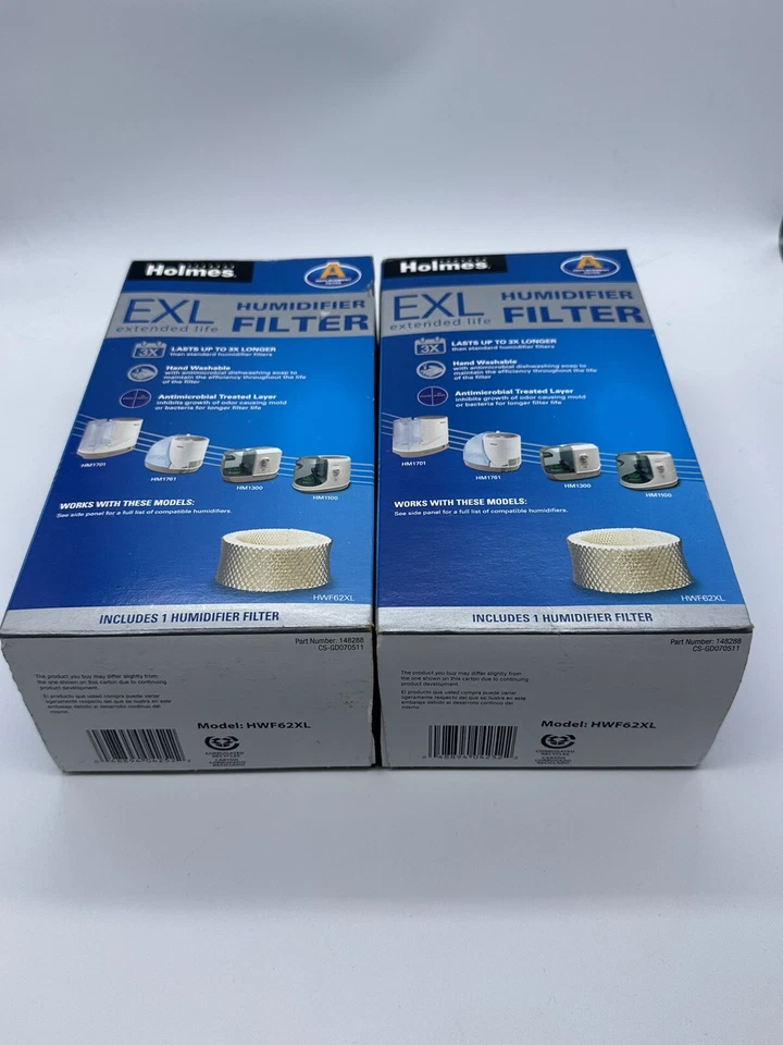 2 Pack Wick Humidifier Filters Original Holmes H62 HWF62 HWF62XL ~ Extended Life - Image 4 of 4
