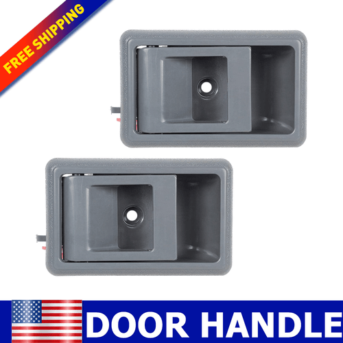 Door Handle Inner Indoor Left Right for 1995-2000 Toyota Tacoma Gray Free Return - Picture 14 of 23