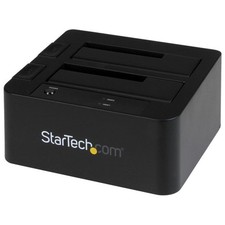 StarTech.com Docking Station USB 3.0 per doppio Hard Disk SATA / eSATA SSD da 2,