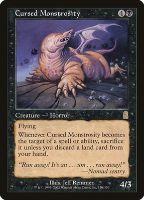 Cursed Monstrosity (126) Odyssey ODY MTG Magic