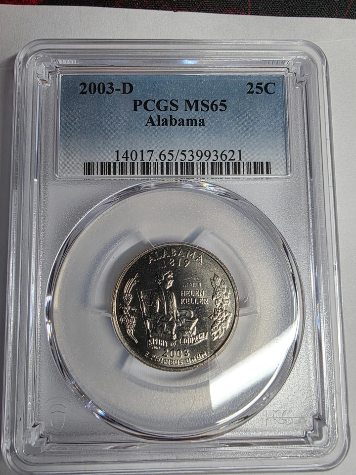 2003 D Alabama Quarter PCGS MS65 (1 of 2) - Image 3 of 4