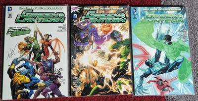 Green Lantern New 52 TPB 31, 32, 33 (New Guardians) Panini, Band 31 signiert!