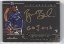 2019 Topps Inception Silver Signings Gold Ink 22/25 Ryan Borucki #SS-RB Auto e6p