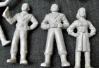 Vintage 1950s Tom Corbett & Rex Mars Marx Playset Space Character Rubber Figures