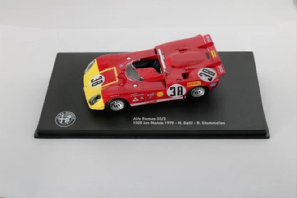 ALFA ROMEO 33/3 - 1000 KM MONZA - 1970  ALFA ROMEO SPORT COLLECTION  1:43 N#22 - Immagine 4 di 4