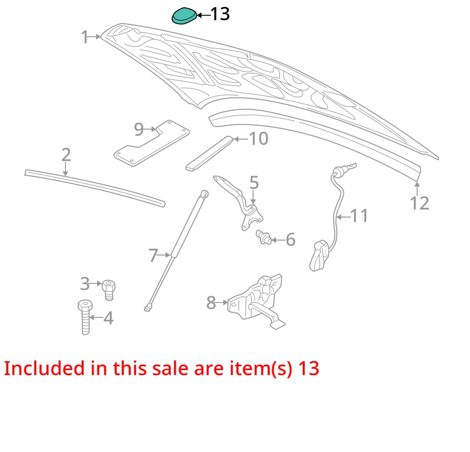 SE ADAPTA A *PLACA DE IDENTIFICACIÓN CHRYSLER 5288694AB MOPAR - NUEVO OEM Foto 3 de 4