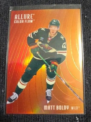 MATT BOLDY 2025-26 UPPER DECK ALLURE COLOR FLOW RED ORANGE  SP FREE USA SHIP
