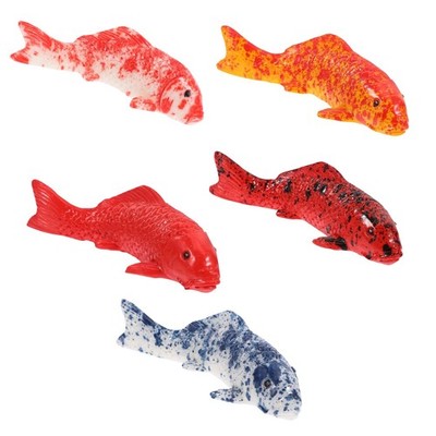 Fisch, 5 Stück Aquarium Roboter Rot Dekoration Künstliche Fische Realistisch