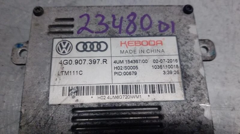 4G0907397R centralina luce xenon per AUDI A3 SPORTBACK (8VA 8VF) 1.6 5638369 - Immagine 3 di 4