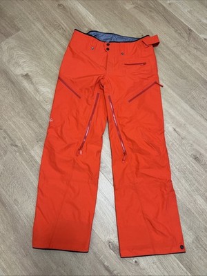 Norrona Narvik Dri3 2L Ski Pants Women's Orange Snowboard Waterproof size Large