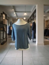 Max Studio Olive Green 3/4 Sleeve Womens Top