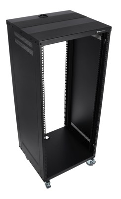 Rockville RR24U 24U Live Sound/Recording Studio Rack Case w/Wheels + Hardware