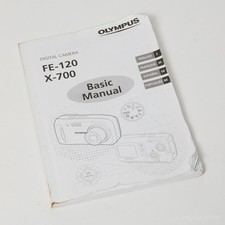Olympus FE-120 X-700 Digital Camera Basic Manual booklet