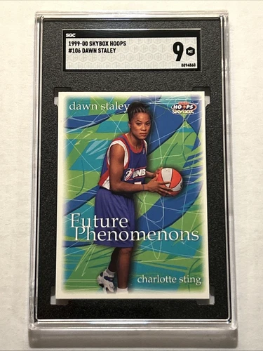 1999-00 WNBA Skybox Hoops #106 Future Phenomenons RC Dawn Staley SGC 9