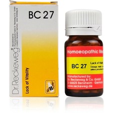 Dr Reckeweg BC 27 Tablets 20g Pack FREE SHIPPING