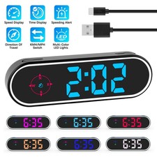 Digital HUD Speedometer MPH KM/H Car Head Up Display GPS Speed Meter Windscreen