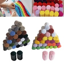 Multicolor Needlecraft Yarn 30PC/Set Latch Hook Rug Kits Sewing Tool for DIY