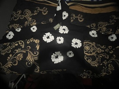 Denim Tears Black and White Hoodie and Pants Set Size Medium