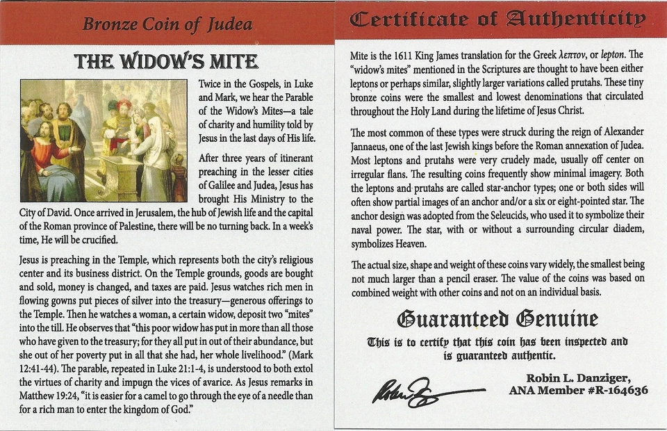 Rare Widow's Mite - Judean Prutah (103-76 BC) NGC Slab - Promo - Image 3 of 3