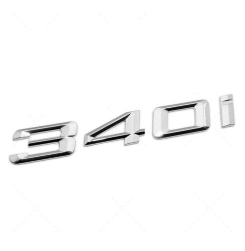Für BM 340i Logo Emblem Ersatz Abzeichen Auto Kofferraumdeckel Original-Zubehör-Hersteller M Serie Leistung - Bild 1 von 3