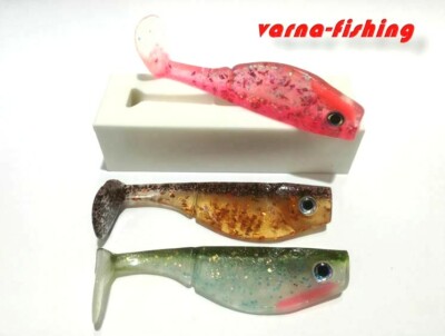 fat fish lure molds Soft Plastic Mold Lure Making Fishing Lures Swing Impact Fa FatFish V230-2C Bait Mold Soft
