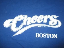 Vintage Sof Tee Label - Ma/Com CHEERS Boston (LG) Shirt NORM CLIFF WOODY FRAZIER