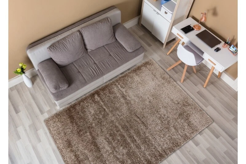 Amazing Modern Rug shaggy "FLUFFY" 5cm, soft, single-colour, BEIGE High Quality - Image 3 of 4