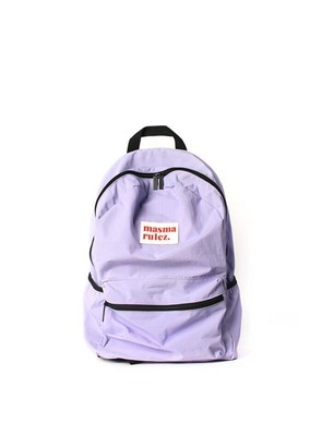[Masmarulez] Korean Daily Backpack Unisex, Waterproof, Lightweight Purple