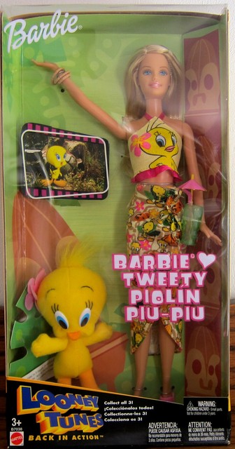 BARBIE LOVES TWEETY LOONEY TUNES DOLL NRFB 3+ | eBay