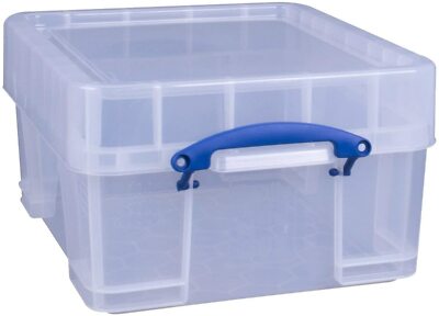 REALLY USEFUL BOX 18 Liter XL - 480 x 390 x 230 mm - transparent