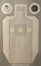 GreyBeard Actual IPSC Style Targets, 22.5" x 35"
