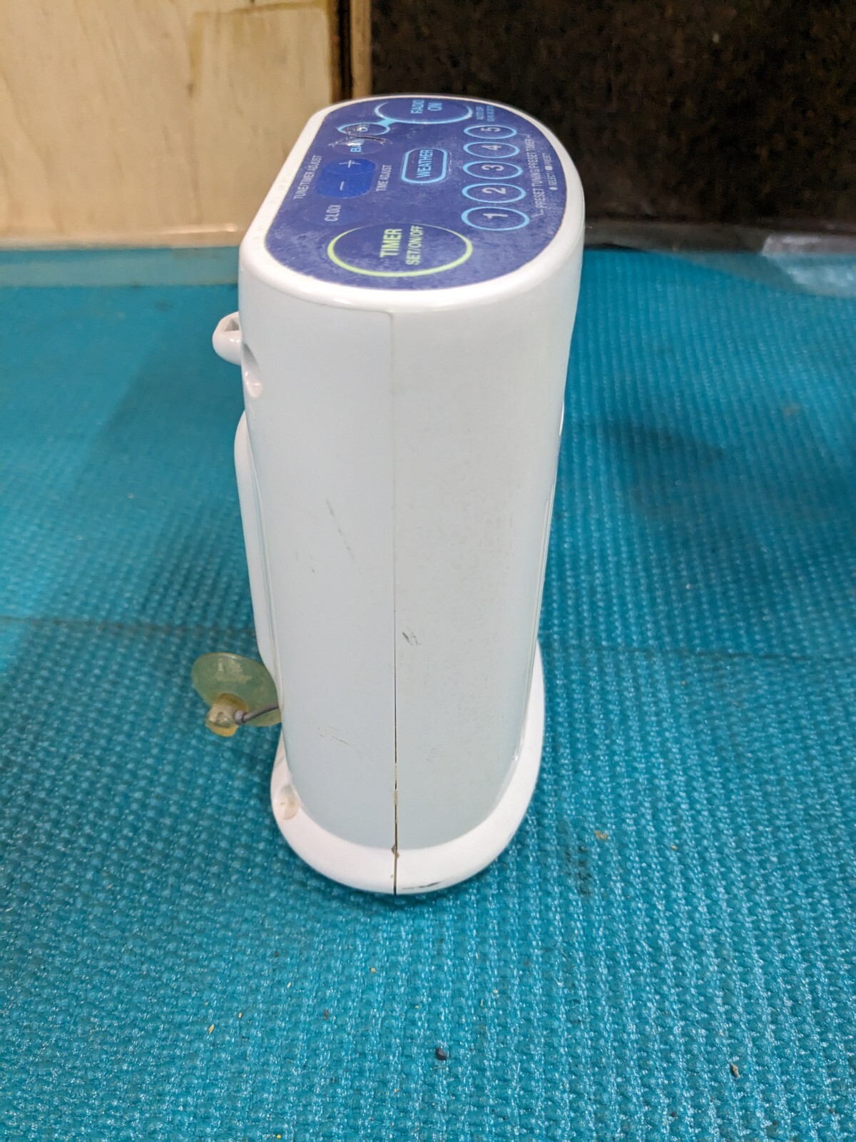 Sony ICFS79V Shower Mate AM/FM 4 Band Radio TV Weather eBay