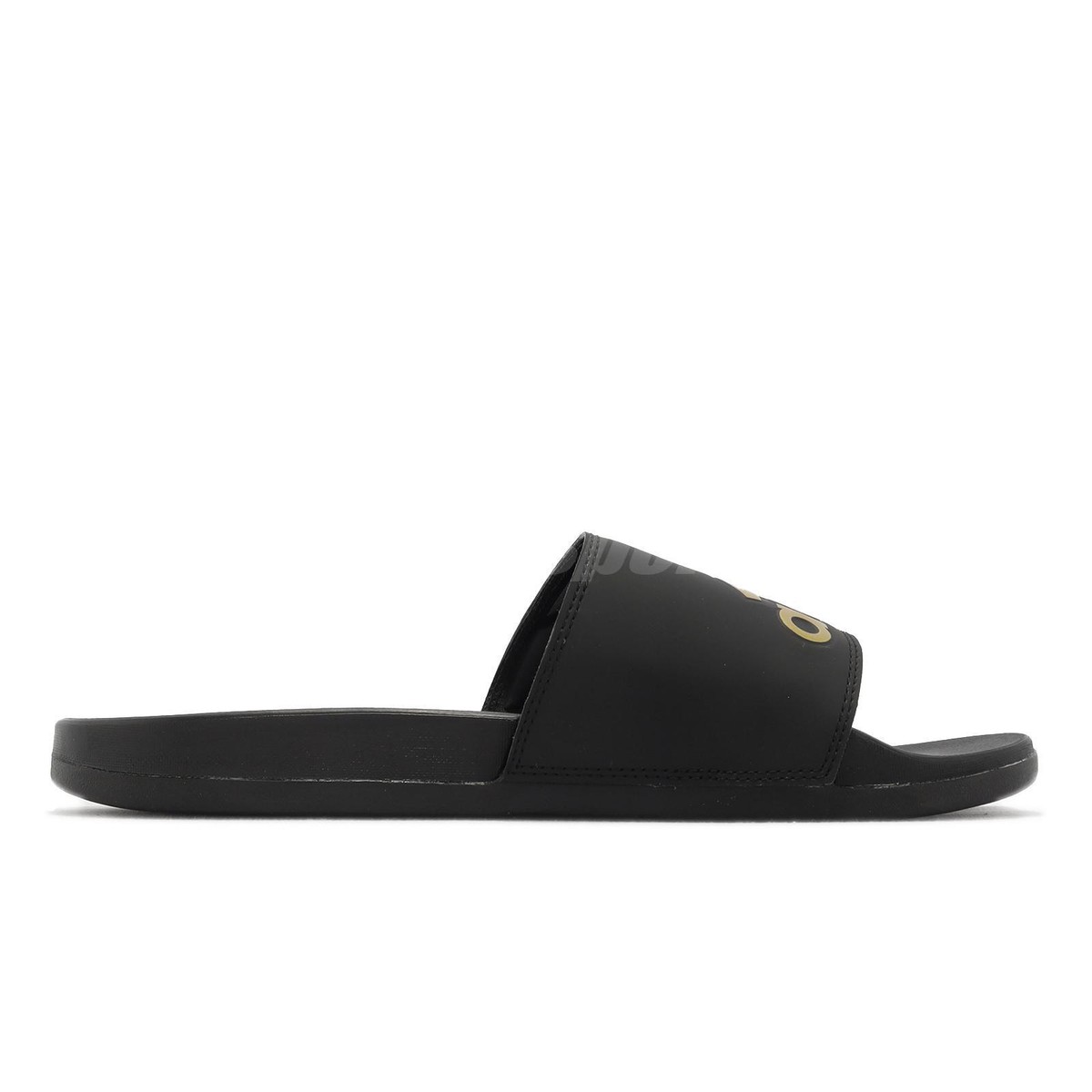 adidas Adilette Comfort Black Gold Metallic Men Unisex 