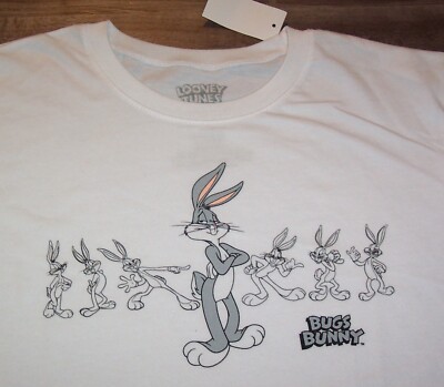 WOMEN'S TEEN LOONEY TUNES BUGS BUNNY T-shirt SMALL NEW w/ TAG