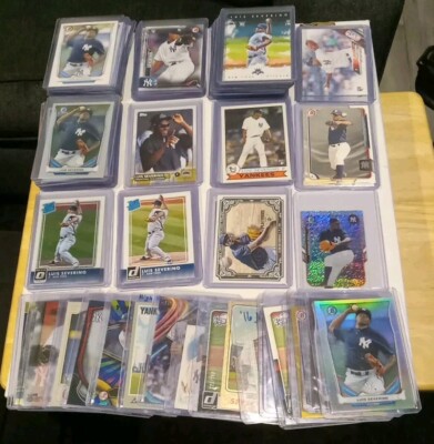 LUIS SEVERINO HUGE 90 CARD ROOKIE, INSERT, #'D LOT OAKLAND A'S SEVY