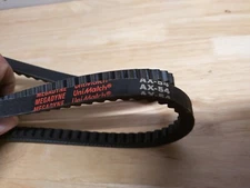 Jason Industrial AX54 Cogged notched Belt, Heat And Oil Resistant 1/2" X 56"