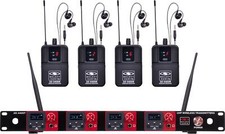 Galaxy Audio As-4400 Quad Uhf Wireless In-ear Monitoring System - M3