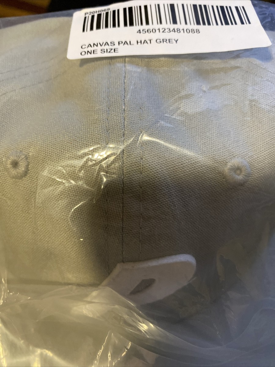 Palace Canvas Pal Hat P Logo Grey Gray 2021 New Strap Back Snap 6