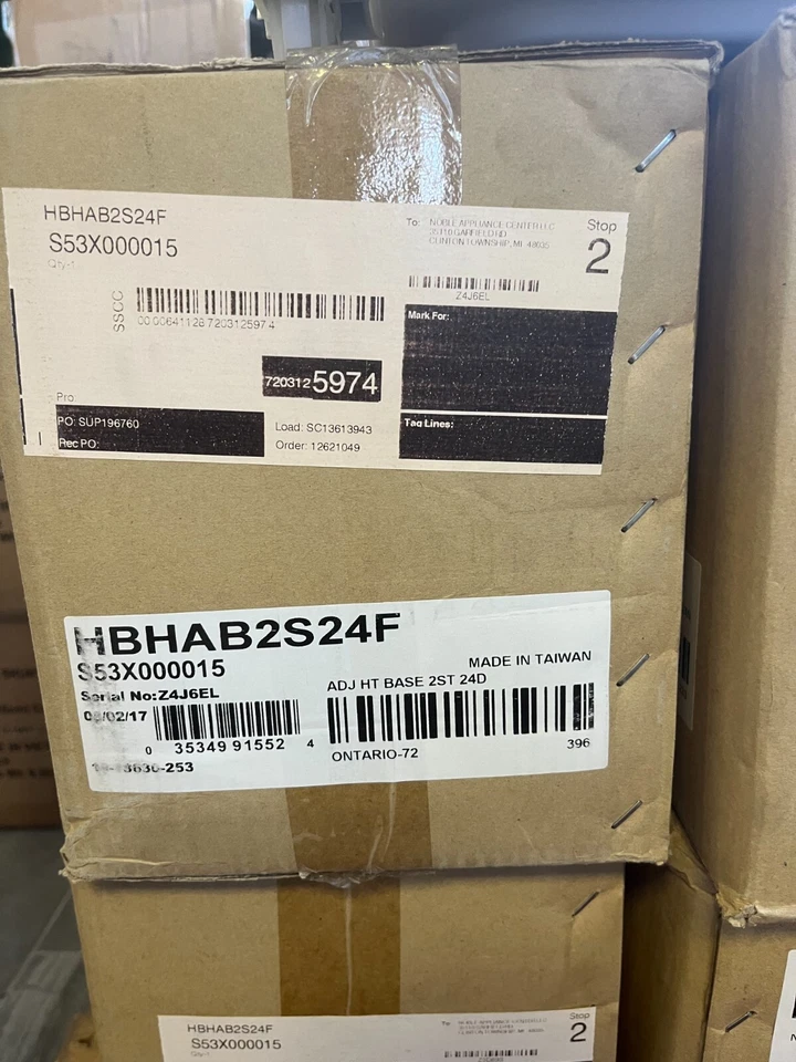 Стол HON Coordinate HBHAB2S24F регулируемая высота основание 2 ступени глубина 24 дюйма - Изображение 2 из 4