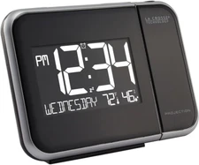 Projection Alarm Clock with Indoor Temperature and Humidity (616-1412)