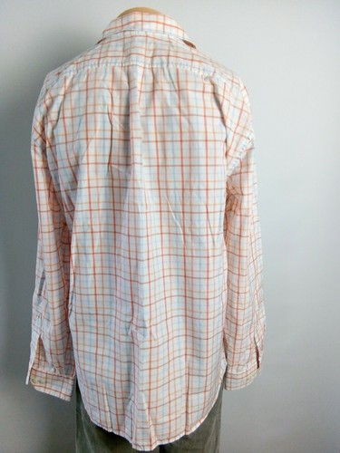 GAP Classic Men`s Shirt Size-L/G Checkered Multicoloured 100% Cotton - 第 3/4 張圖片