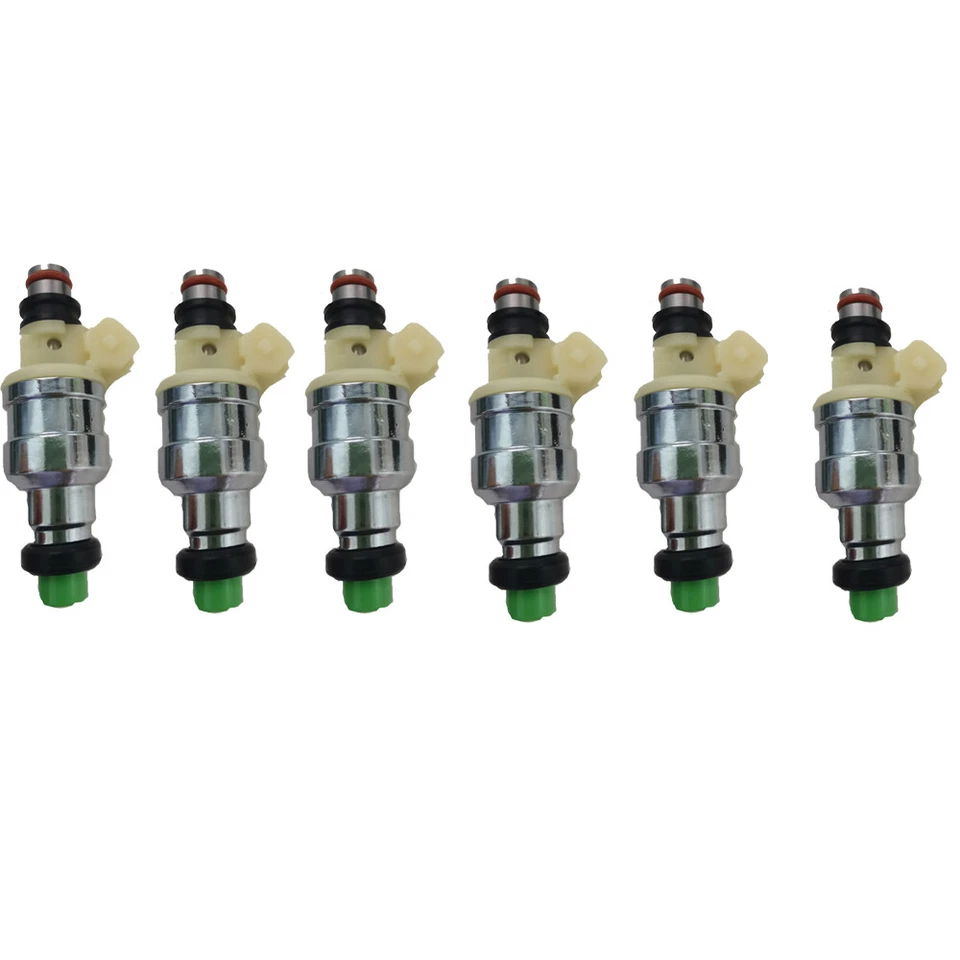 SET OF 6 NEW FUEL INJECTORS FOR MITSUBISHI PAJERO NF NG NH NJ 6G72 3.0L 1988-96 - image 2 of 4