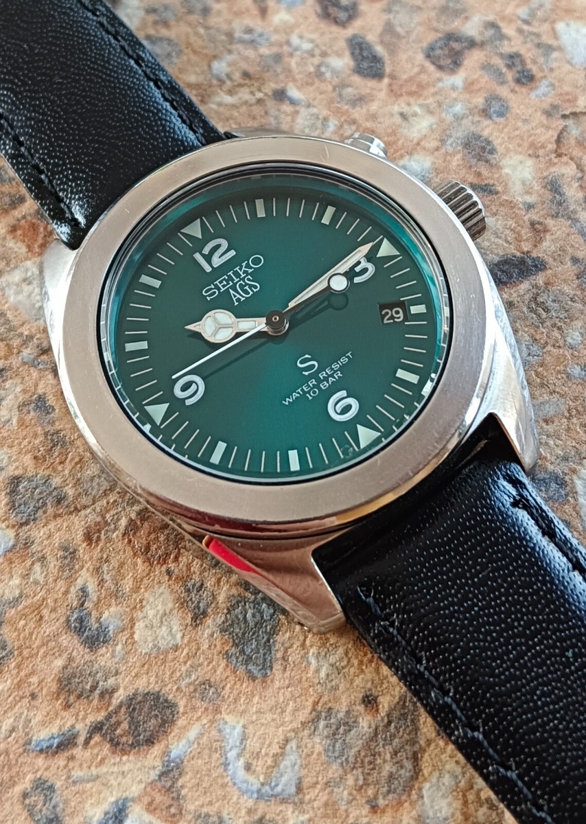 Seiko AGS SUS 5M22 6C30 JDM Green Dial September 1996 | eBay Seiko AGS SUS 5M22 6C30 JDM Green Dial September 1996 | eBay