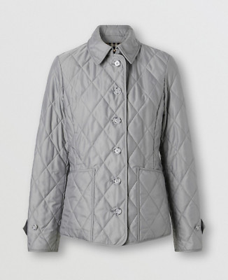 Burberry - Sakko - grau tailliert Rautensteppung - Karodetails - S - Neu&Etikett